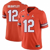 Florida Gators 12 John Brantley Orange College Football Jersey Dzhi,baseball caps,new era cap wholesale,wholesale hats